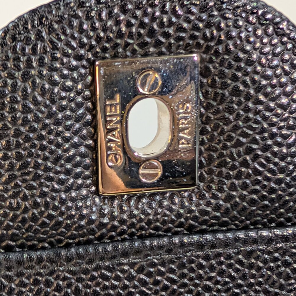 Chanel Black Caviar Classic Jumbo Double Flap Bag - Picture 10 of 16